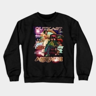 Hey Ya! Moments Outkast's Energetic Onstage Presence Crewneck Sweatshirt